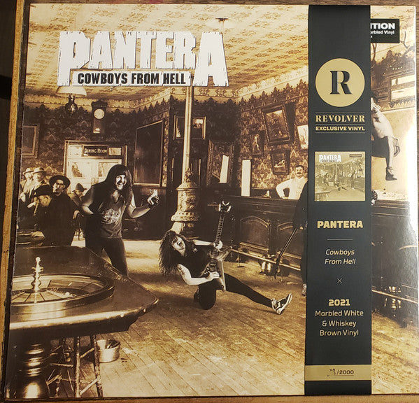 Pantera : Cowboys From Hell (LP, Album, Ltd, Num, RE, Whi)