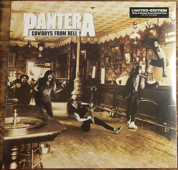 Pantera : Cowboys From Hell (LP, Album, Ltd, Num, RE, Whi)