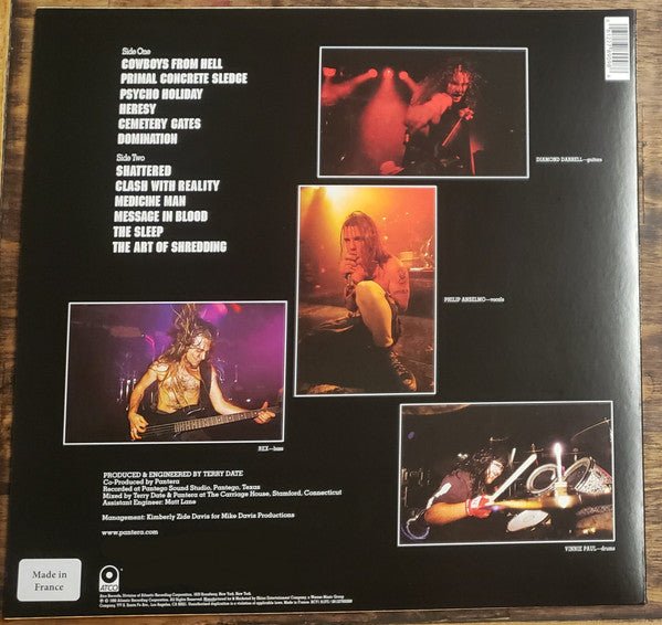 Pantera : Cowboys From Hell (LP, Album, Ltd, Num, RE, Whi)