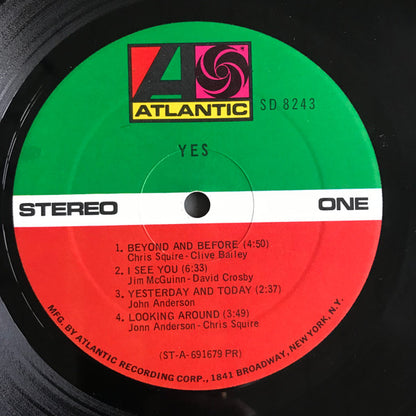 Yes : Yes (LP, Album, RE, Pre)