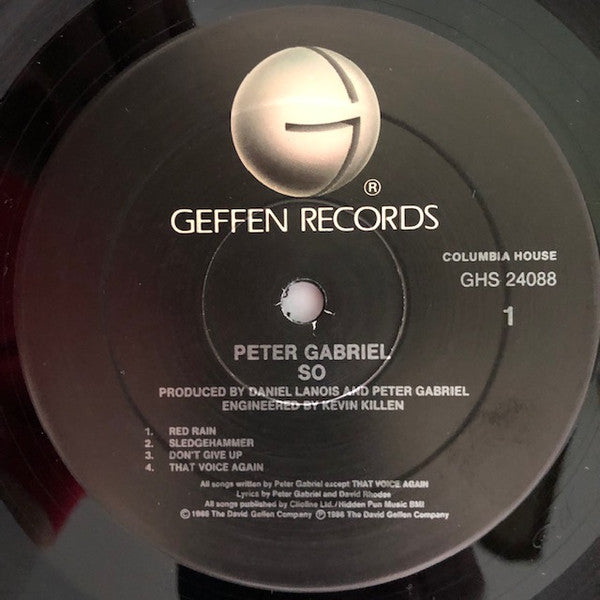 Peter Gabriel : So (LP, Album, Club, Col)