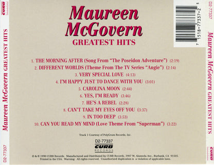 Maureen McGovern : Greatest Hits (CD, Comp, RP, EMI)