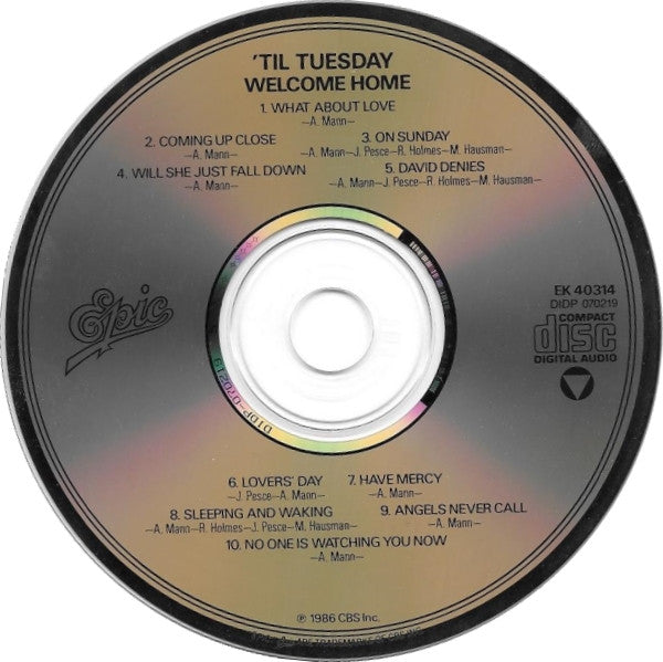 'Til Tuesday : Welcome Home (CD, Album)