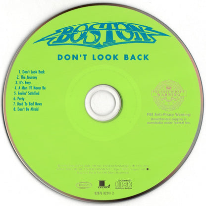Boston : Don't Look Back (CD, Album, RE, RM, Jew)