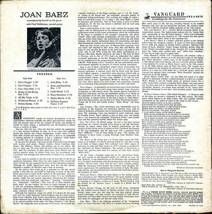 Joan Baez : Joan Baez (LP, Album, Mono, Pit)