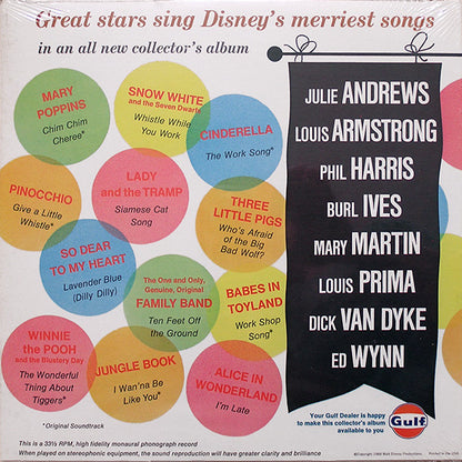 Various : Walt Disney's Merriest Songs (LP, Album, Comp, Mono)