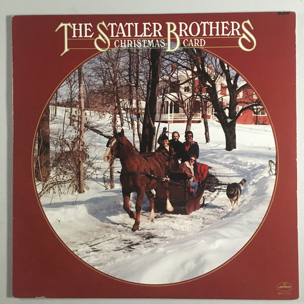 The Statler Brothers : The Statler Brothers Christmas Card (LP, Album, Pit)