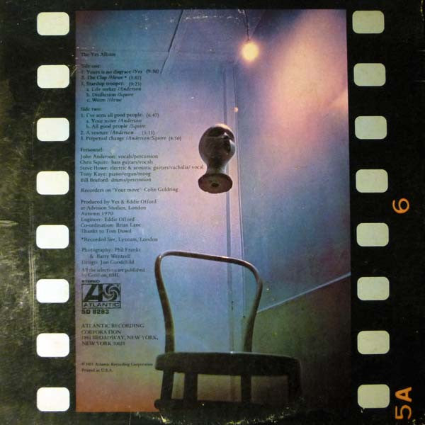 Yes : The Yes Album (LP, Album, PR )