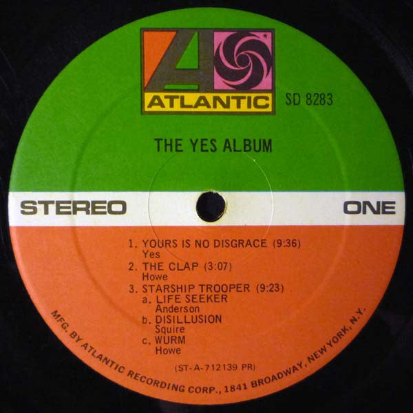 Yes : The Yes Album (LP, Album, PR )