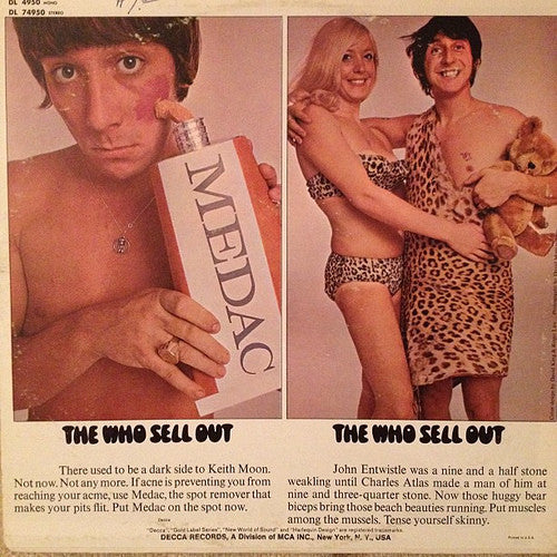 The Who : The Who Sell Out (LP, Album, Mono, Pin)