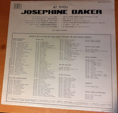 Josephine Baker, Otto Lington's Orchestra : Josephine Baker At Tivoli (LP)