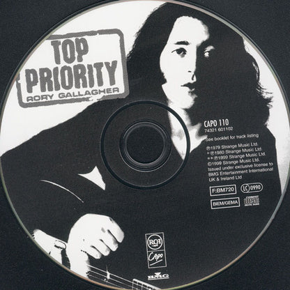 Rory Gallagher : Top Priority (CD, Album, RE, RM)