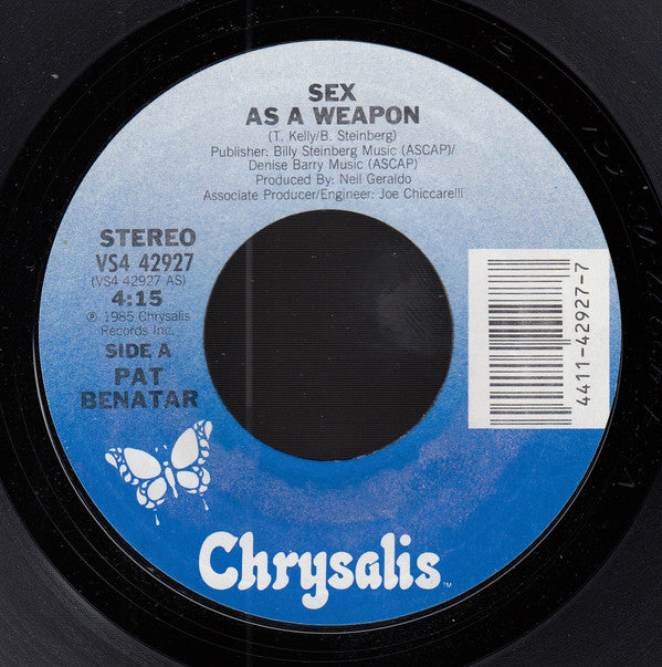 Pat Benatar : Sex As A Weapon (7", Single, Styrene, Car)