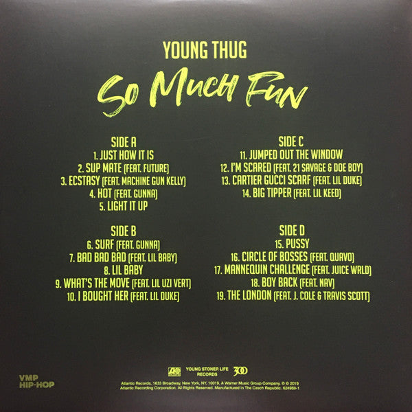 Buy Young Thug : So Much Fun (2xLP, Album, Club, RE, Gre) Online
