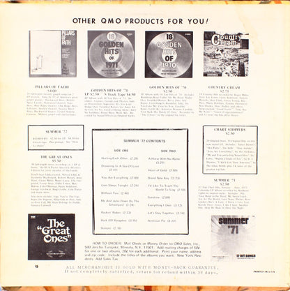 The Sound Effects : Summer '72 (LP, Album)