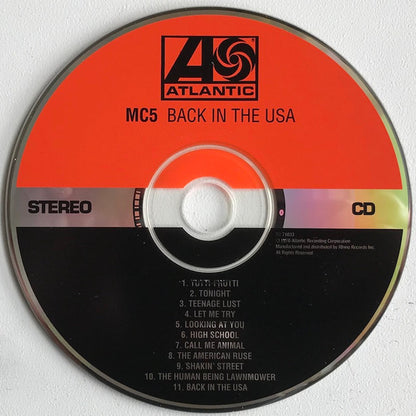 MC5 : Back In The USA (CD, Album, RE, RM)