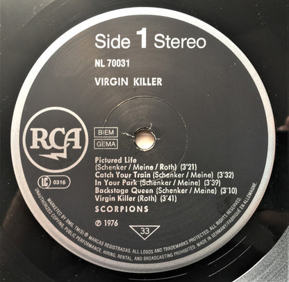 Scorpions : Virgin Killer (LP, Album)