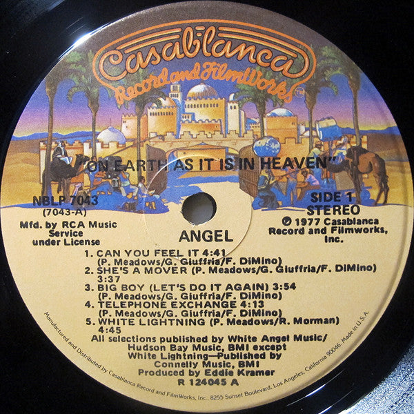 Angel (24) : On Earth As It Is In Heaven (LP, Album, Club)