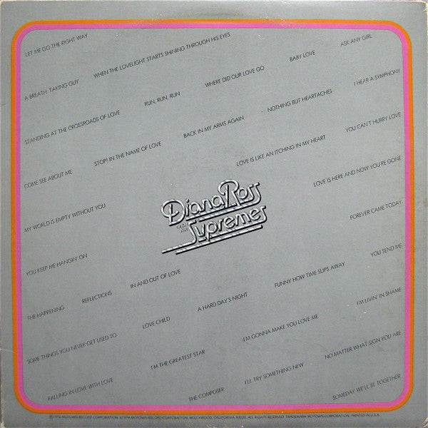 Diana Ross And The Supremes* : Anthology (3xLP, Comp, San)