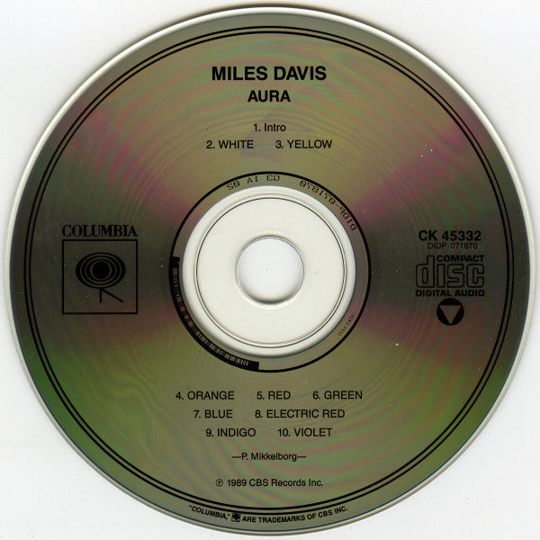 Miles Davis : Aura (CD, Album, RE)
