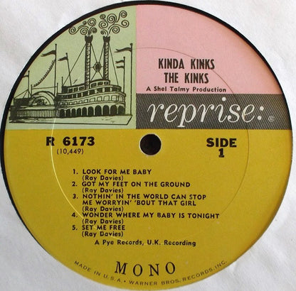 The Kinks : Kinda Kinks (LP, Album, Mono, Pit)