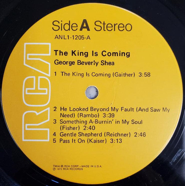 George Beverly Shea : The King Is Coming (LP, Album)
