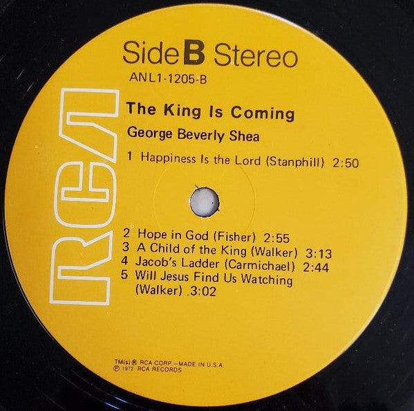 George Beverly Shea : The King Is Coming (LP, Album)
