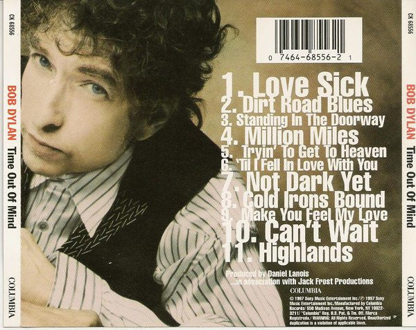 Bob Dylan : Time Out Of Mind (CD, Album, RE, RP, Pit)