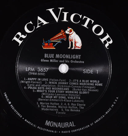 Glenn Miller : Blue Moonlight (LP, Comp, Mono, Roc)