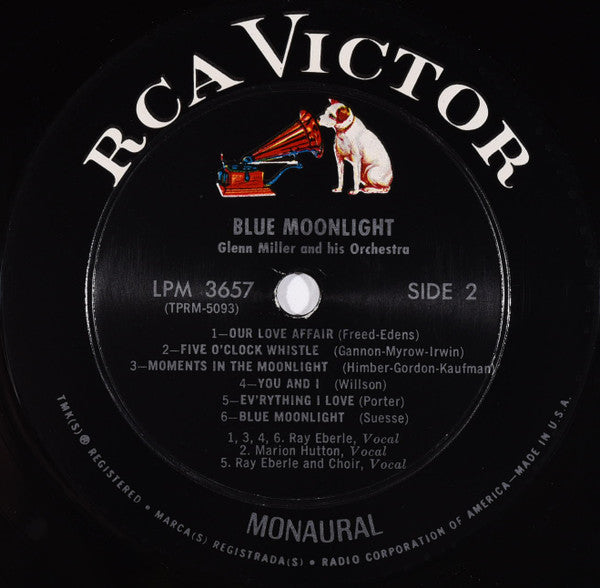 Glenn Miller : Blue Moonlight (LP, Comp, Mono, Roc)