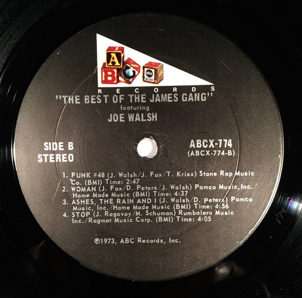 James Gang Featuring Joe Walsh : The Best Of The James Gang Featuring Joe Walsh (LP, Comp)