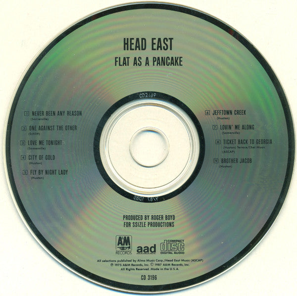Head East : Flat As A Pancake (CD, Album, RE)