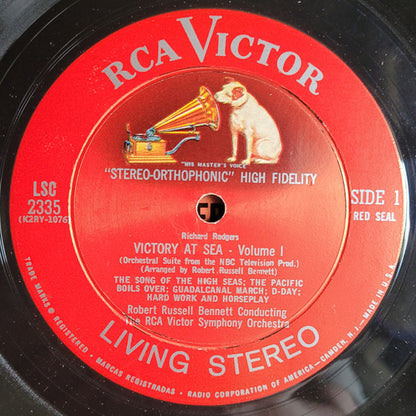 Richard Rodgers / Robert Russell Bennett : Victory At Sea Volume I (LP, Album)