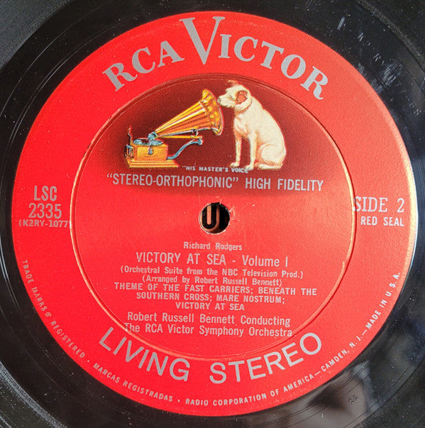 Richard Rodgers / Robert Russell Bennett : Victory At Sea Volume I (LP, Album)