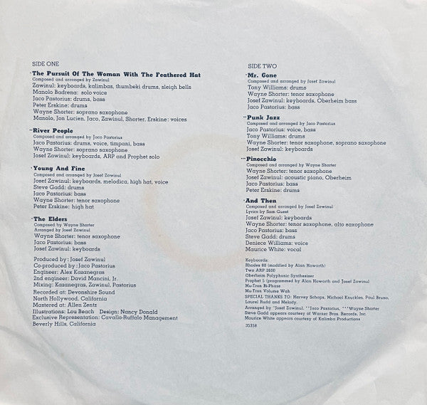 Weather Report : Mr. Gone (LP, Album)