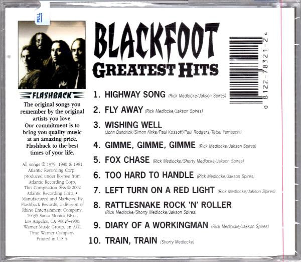 Blackfoot (3) : Greatest Hits (CD, Comp, RP)