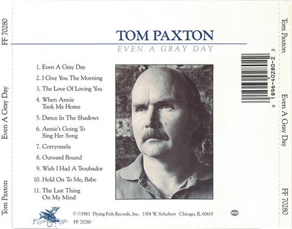 Tom Paxton : Even A Gray Day (CD, RE)