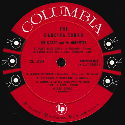 Les Elgart And His Orchestra : The Dancing Sound (LP, Album, Mono)
