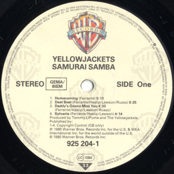 Yellowjackets : Samurai Samba (LP, Album)
