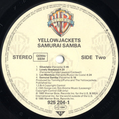 Yellowjackets : Samurai Samba (LP, Album)