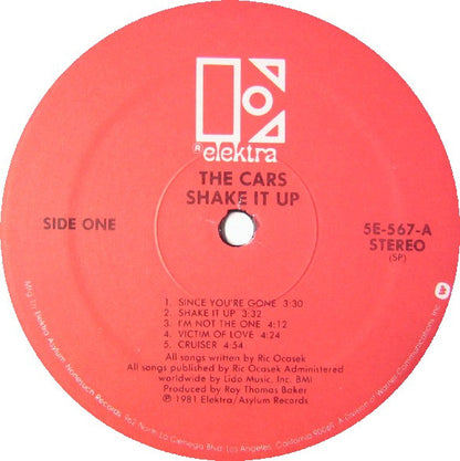 The Cars : Shake It Up (LP, Album, SP )