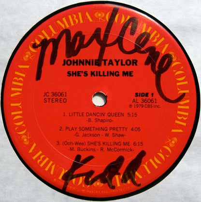 Johnnie Taylor : She's Killing Me (LP, Album)