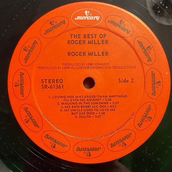 Roger Miller : The Best Of Roger Miller (LP, Comp)