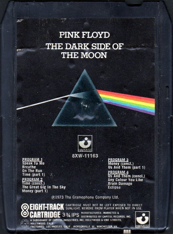 Pink Floyd : The Dark Side Of The Moon (8-Trk, Album)