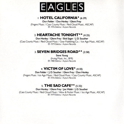 Eagles : Eagles Greatest Hits Volume 2 (CD, Comp, RE)