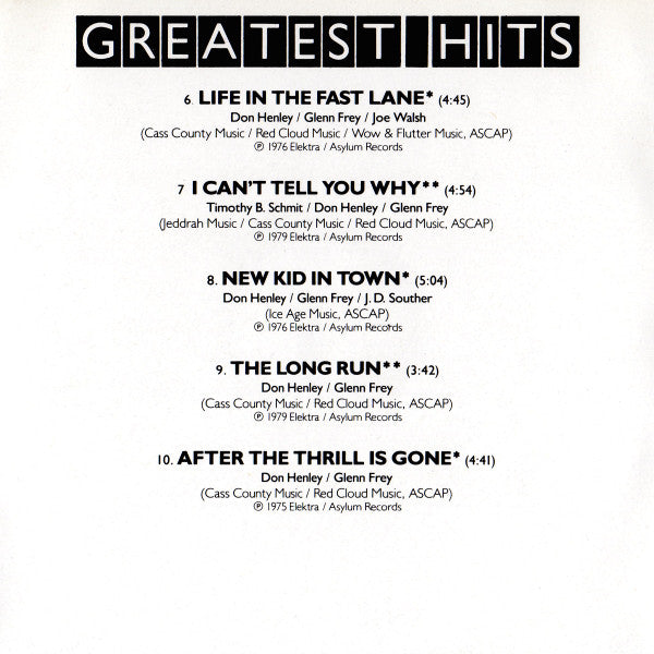 Eagles : Eagles Greatest Hits Volume 2 (CD, Comp, RE)