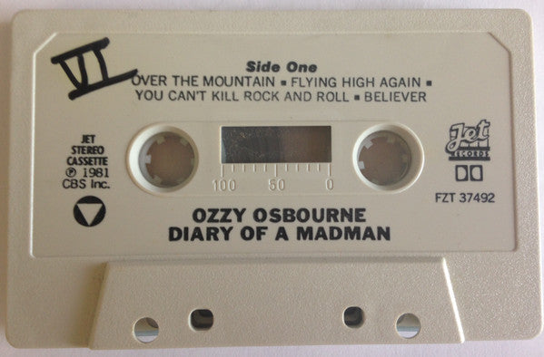 Ozzy Osbourne : Diary Of A Madman (Cass, Album, Mat)