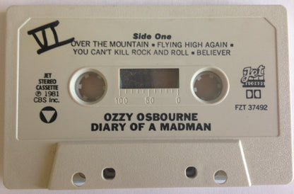 Ozzy Osbourne : Diary Of A Madman (Cass, Album, Mat)