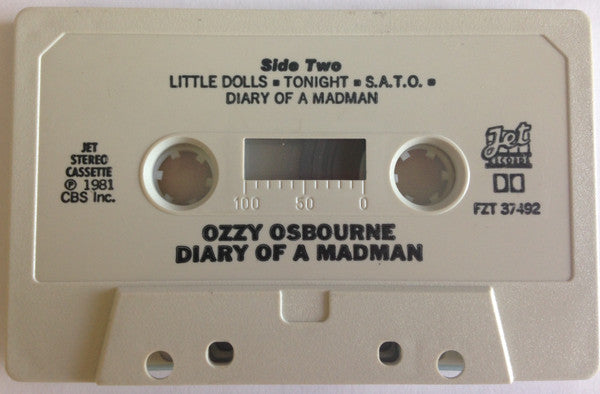 Ozzy Osbourne : Diary Of A Madman (Cass, Album, Mat)