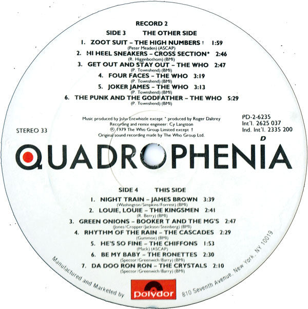 Various : Quadrophenia (2xLP, Comp)